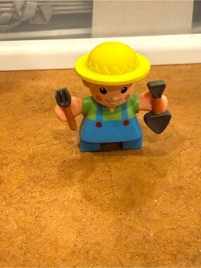 LITTLE TIKES WAFFLE BLOCKS Steam Train Set Farm Buddies Figure